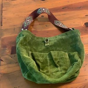 Tylie Malibu bag Green Suede